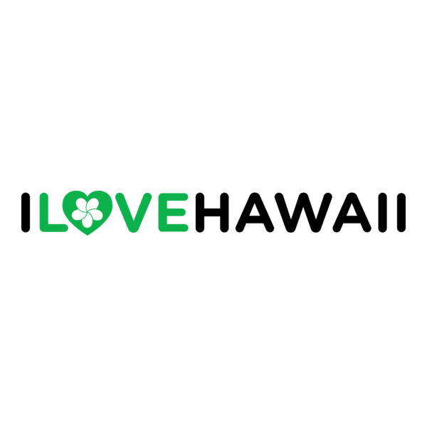 I Love Hawaii Logo PNG Vector