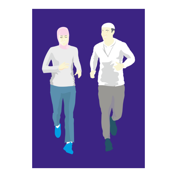 jogging Logo PNG Vector