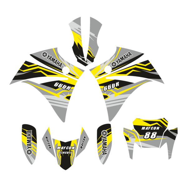 KIT DE ADESIVOS XT660R MOTOCROSS Logo PNG Vector