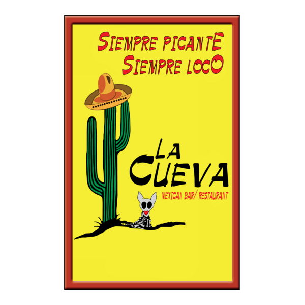 La Cueva comida mexicana Logo PNG Vector