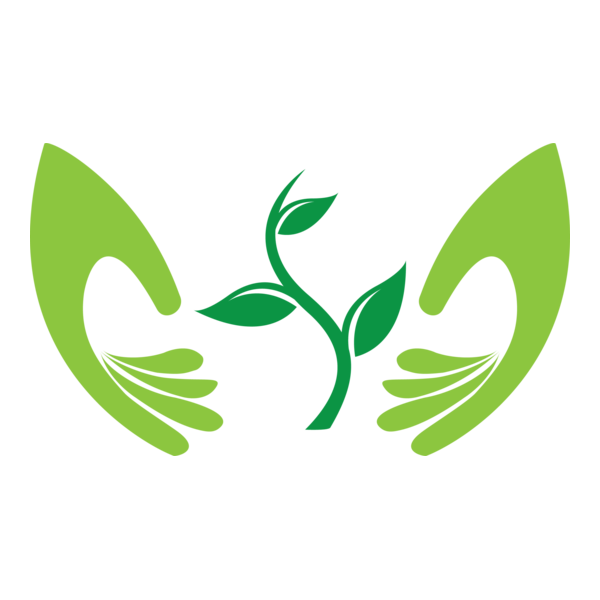 leaf handcare Logo PNG Vector