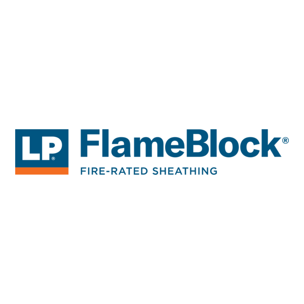 LP FlameBlock Fire-Rated Sheathing Logo PNG Vector