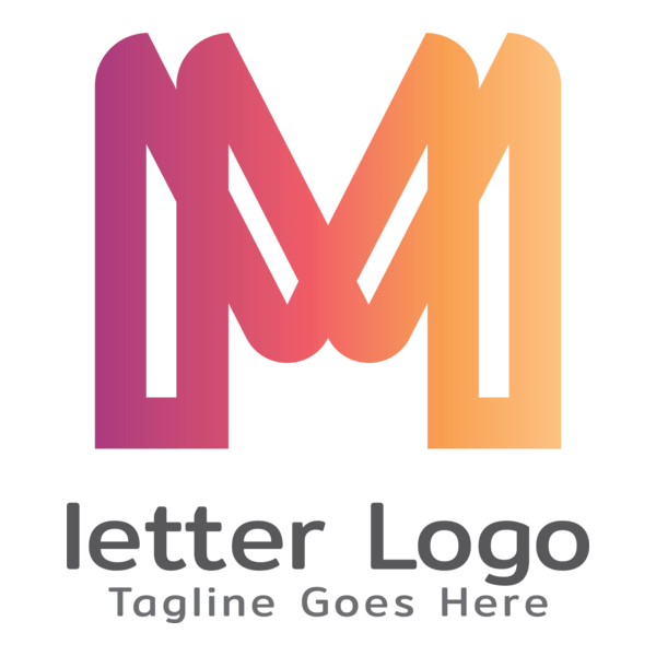 MW letter Logo PNG Vector