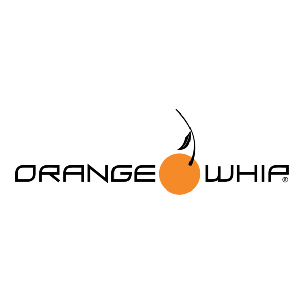 Orange Whip Golf Logo PNG Vector