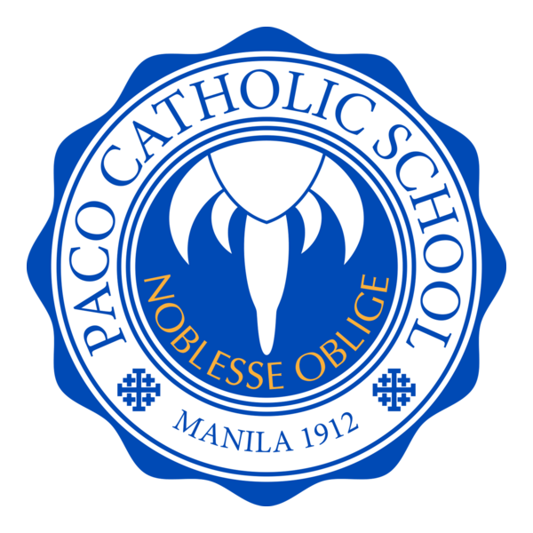 Paco Catholic School, Manila 1912 Logo PNG Vector