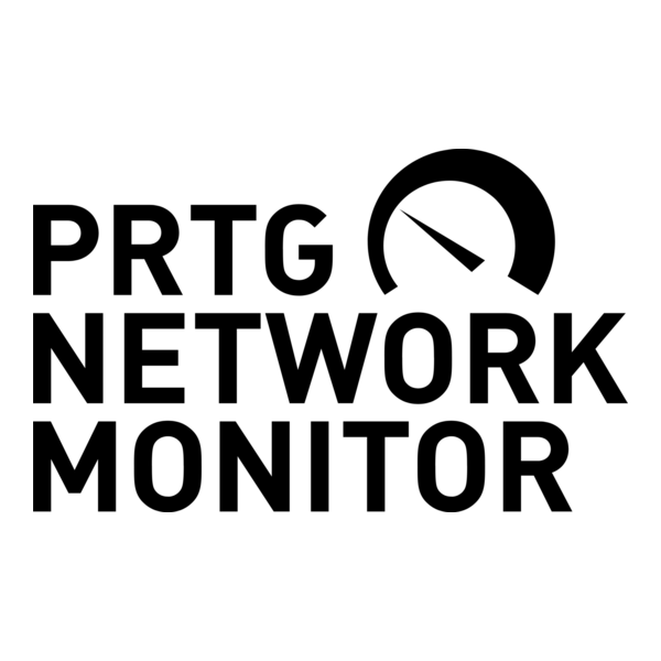 PRTG Black Logo PNG Vector