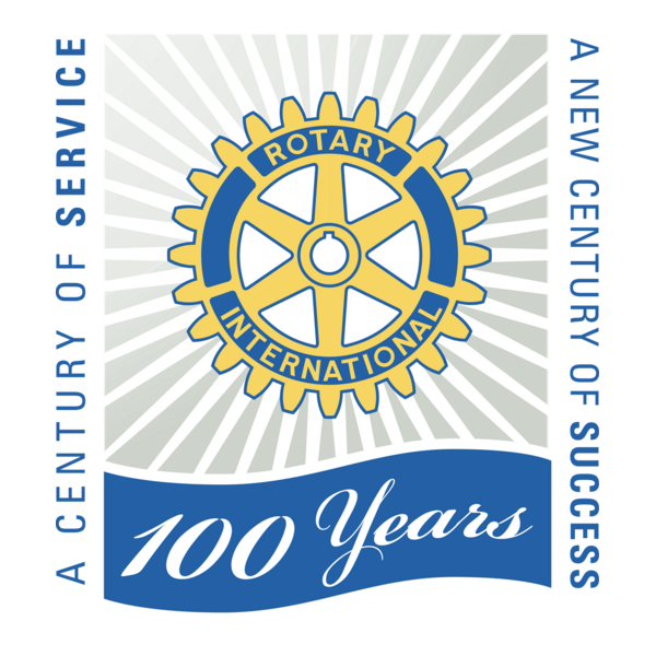 Rotary International 100 Years Logo PNG Vector