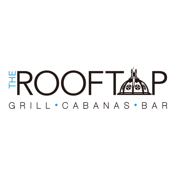 The Rooftop Grill Cabanas Bar Logo PNG Vector