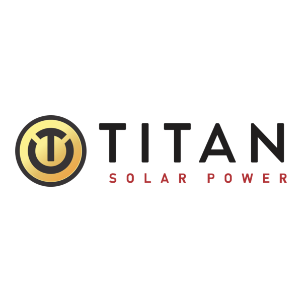 TITAN SOLAR POWER Logo PNG Vector