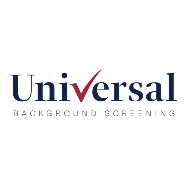 Universal Background Screening Logo PNG Vector