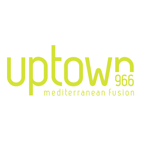 Uptown966 Restaurant Logo PNG Vector