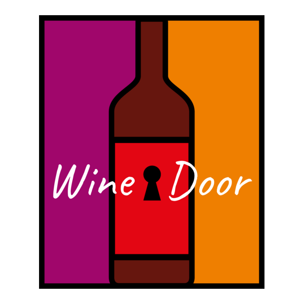 Wine Door Logo PNG Vector