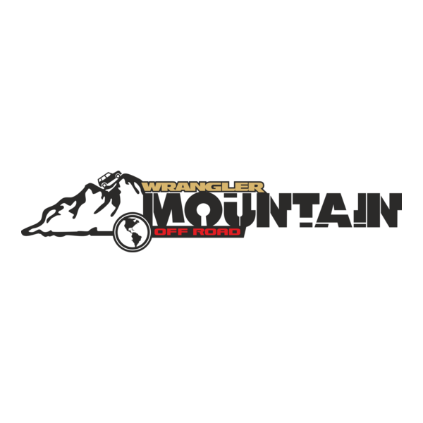 Wrangler Mountain Off Road Logo PNG Vector