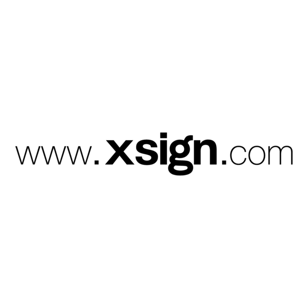 xsign Logo PNG Vector (PDF) Free Download