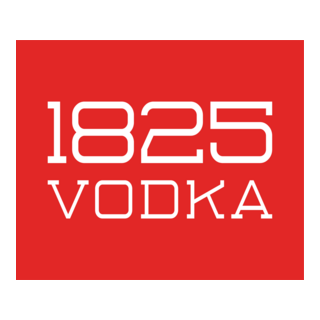 1825 Vodka Logo PNG Vector