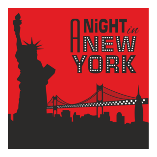 A night in NEW YORK Logo PNG Vector
