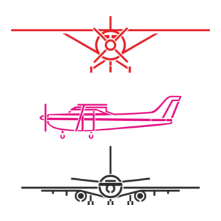 airplane Logo PNG Vector