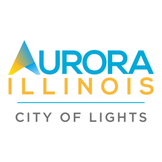 Aurora Illinois – City of Lights Logo PNG Vector