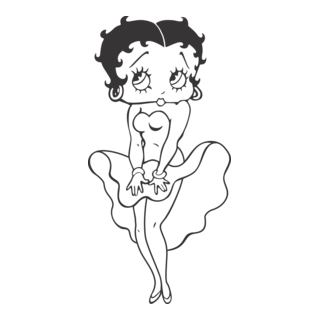 Betty Boop Logo PNG Vector