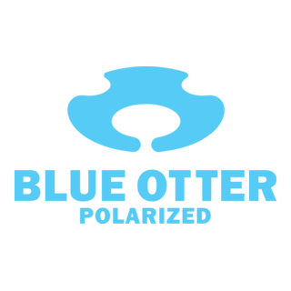 Blue Otter Polarized Logo PNG Vector