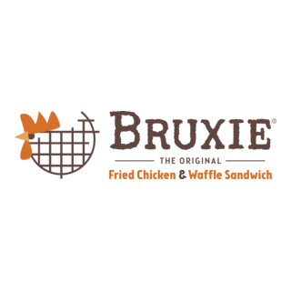 Bruxie, The Original Fried Chicken And Waffle Logo PNG Vector