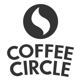 Coffee Circle Logo PNG Vector