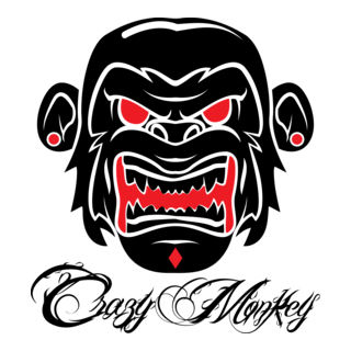 crazy monkey firma Logo PNG Vector