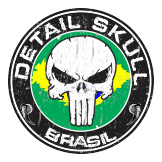 Detail Skull Brasil Logo PNG Vector
