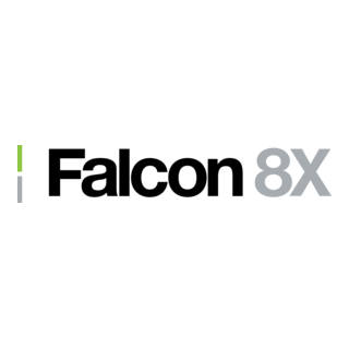 Falcon 8X Logo PNG Vector