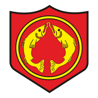 Golden Fish Army School Logo PNG Vector