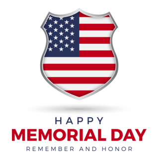 Happy memorial day Logo PNG Vector