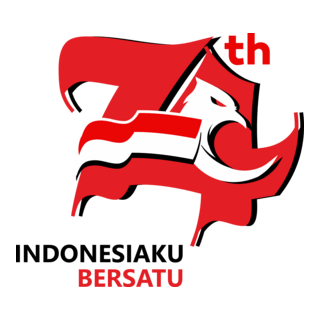 HUT RI 74 INDONESIAKU BERSATU Logo PNG Vector