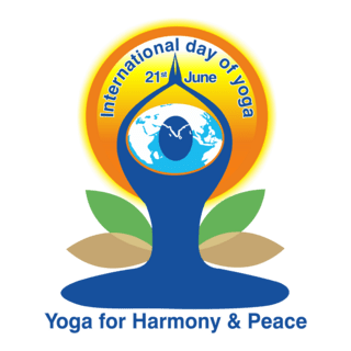International Yoga Day Logo PNG Vector