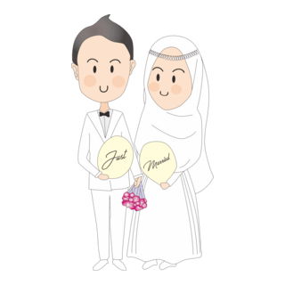 just maried cople Logo PNG Vector