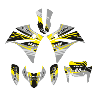 KIT DE ADESIVOS XT660R MOTOCROSS Logo PNG Vector