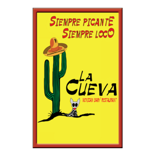 La Cueva comida mexicana Logo PNG Vector