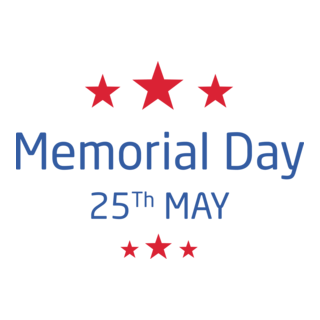 Memorial Day USA 25th July Logo PNG Vector