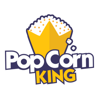 Popcorn King Logo PNG Vector