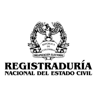 Registraduria Colombia Logo PNG Vector