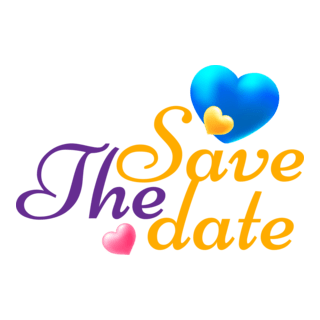 Save the date Logo PNG Vector