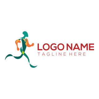 Sport Man Logo PNG Vector