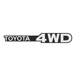 Toyota 4WD Logo PNG Vector