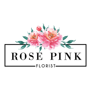 watercolor rose pink Logo PNG Vector