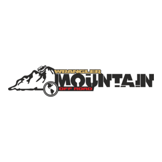 Wrangler Mountain Off Road Logo PNG Vector