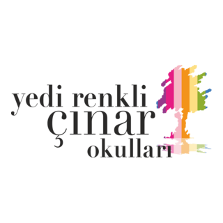 Yedi Renkli Çinar Okulları Logo PNG Vector