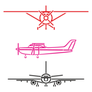 airplane Logo PNG Vector