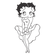 Betty Boop Logo PNG Vector