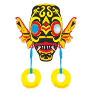 dayak mask Logo PNG Vector