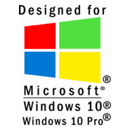 Designed for Microsoft Windows 10 and Pro Logo PNG Vector