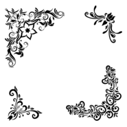 Floral Cantos Logo PNG Vector